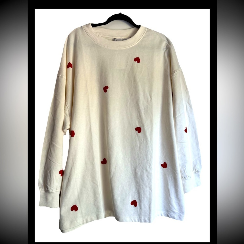H & M Sweet Red Heart Pajama NEW WITH TAGS Sz XL